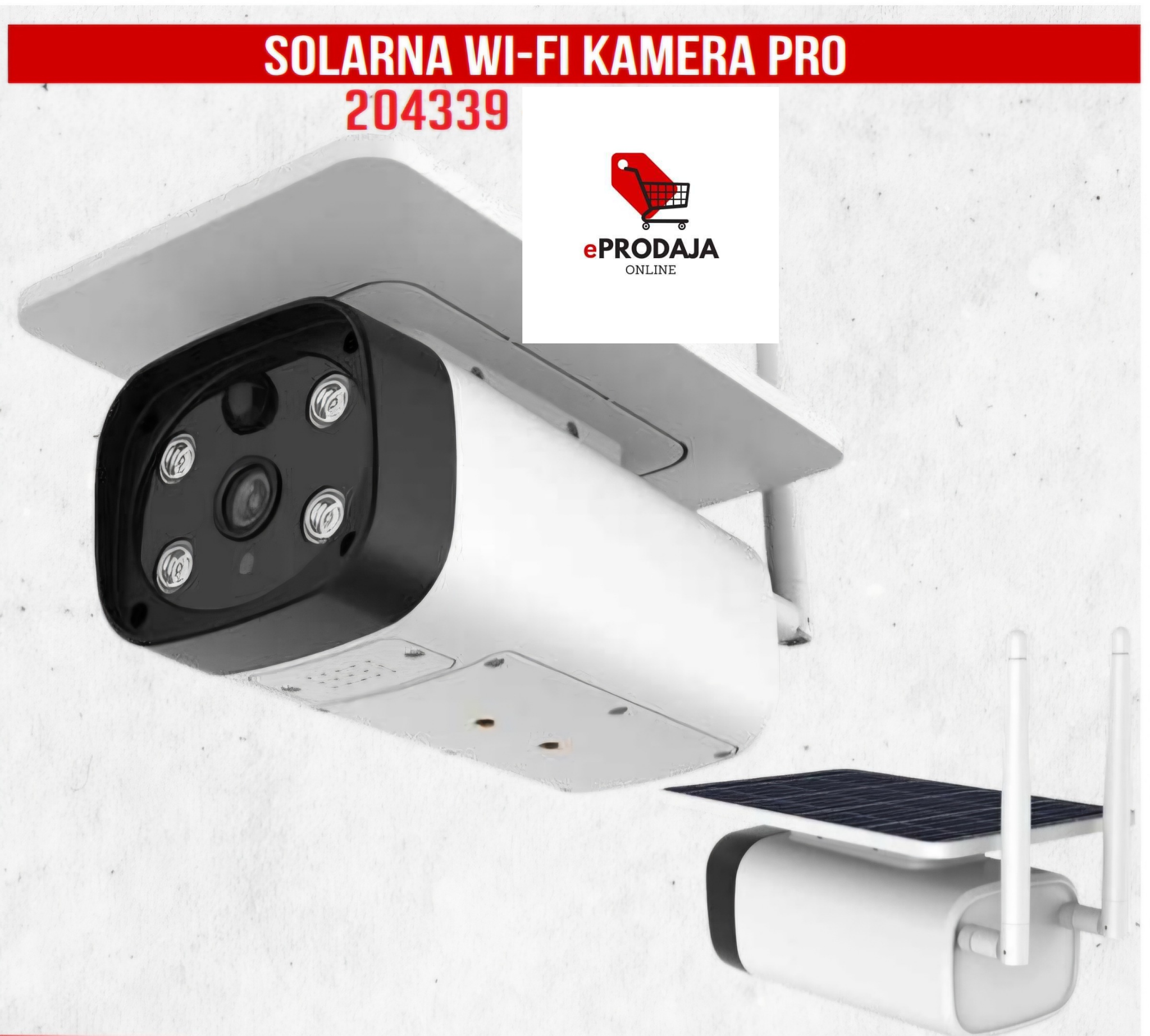 2004339 Solarna Wi-Fi kamera pro